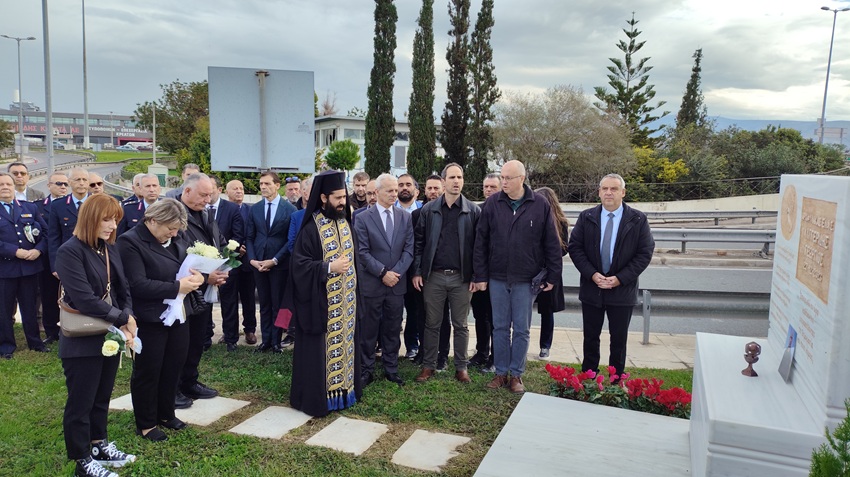 Μήνυμα κατά της οπαδικής βίας και υπέρ της θωράκισης του αστυνομικού έργου στο μνημόσυνο για τον Γ. Λυγγερίδη