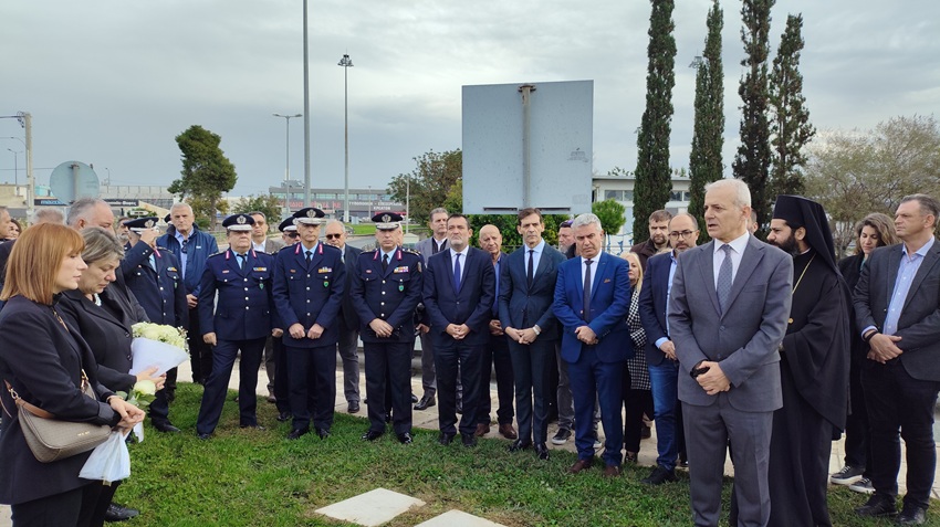 Μήνυμα κατά της οπαδικής βίας και υπέρ της θωράκισης του αστυνομικού έργου στο μνημόσυνο για τον Γ. Λυγγερίδη
