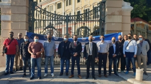 Κατάθεση Υπομνήματος Ομοσπονδιών στο γραφείου του Υφυπουργού Μακεδονίας – Θράκης κ. Σταύρου ΚΑΛΑΦΑΤΗ