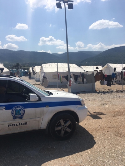 Μέτρα ασφαλείας στο Πρώην Στρατόπεδο “Γερακίνη” στη Μαλακάσα Αττικής